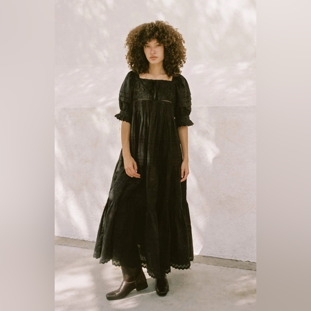 The Shaina Dress in Onyx